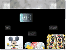 Tablet Screenshot of cakehawaii.com
